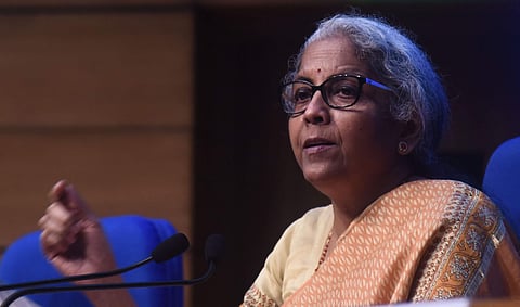 File photo of Finance Minister Nirmala Sitharaman | Pic: Express
