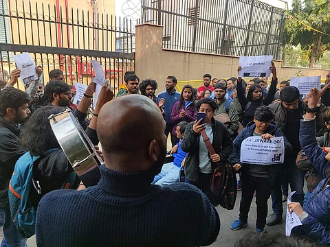 Protest image from December 19 | (Pic: Apeksha Priyadarshini)