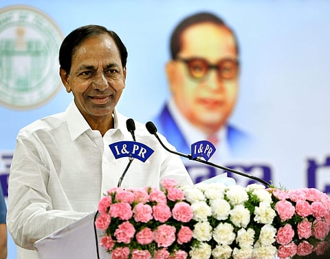 Telangana Chief Minister K Chandrasekhar Rao | (Pic: Express)