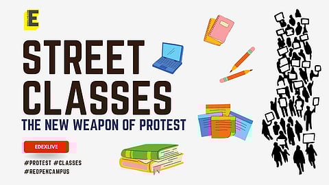 Is the way our students protest changing? (Pic: EdexLive)