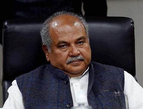 Union Minister for Agriculture and Farmers Welfare Narendra Singh Tomar | Pic: PTI
