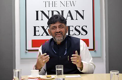 File photo of DK Shivakumar | (Pic: Express)