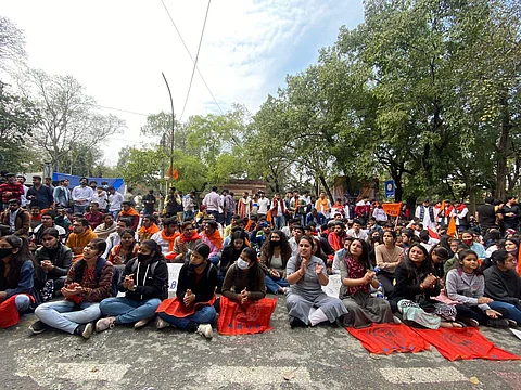 DUSU at the protest (Pic: Sourced)