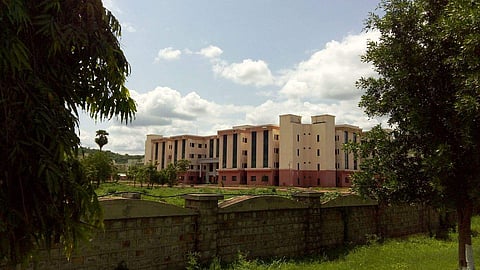 The new campus of IIIT-Idupulapaya where students were staging the protests | Pic: Facebook