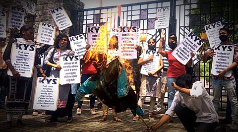 Scenes from the protest | (Pic: KYS)