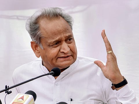 File photo of CM Ashok Gehlot | (Pic: Express)