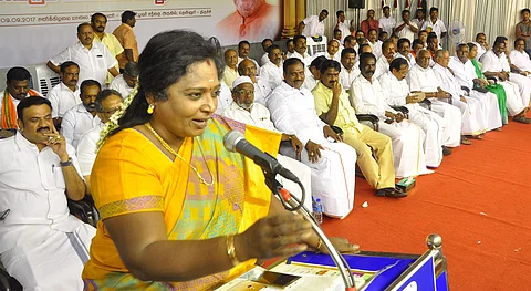 File photo of Tamilisai Soundararajan | (Pic: Express)