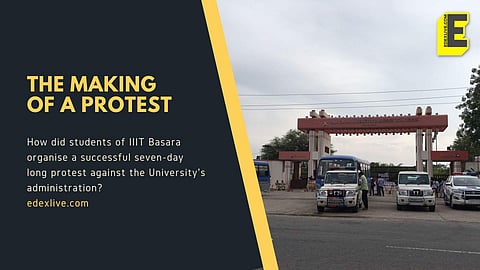 IIIT Basara students called off their protest on Tuesday, June 21