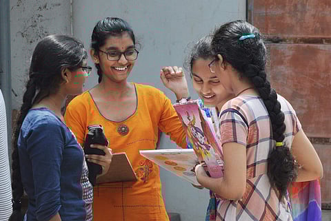 All three toppers this year are girls from Humanities stream | Pic: EdexLive