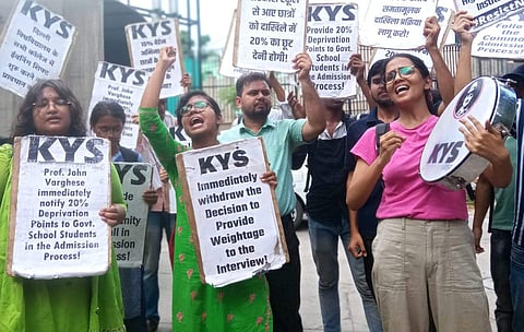 From the protest | (Pic: KYS)