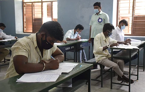Students attending an exam | Image for representational purpose only | (Pic: Express)