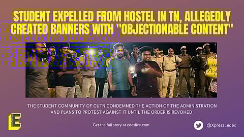 Student expelled from hostel | Pic: EdexLive