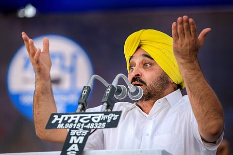 File photo of Bhagwant Singh Mann | (Pic: PTI)