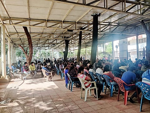 Verification process underway at the KEA office | Pic: EdexLive