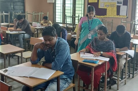 Students attending an exam | Image for representational purpose only | (Pic: Express)