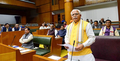 File photo of CM Manohar Lal Khattar | (Pic: PTI)