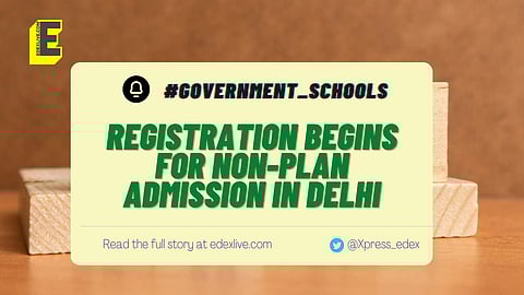 Admission registration begins in Delhi (Pic: Edexlive)