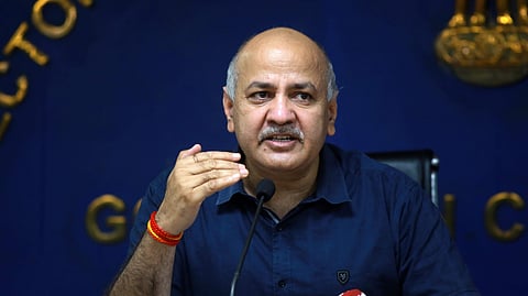 Photo of Delhi's Deputy CM Manish Sisodia | Pic: Express