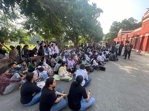 A picture of doctors during the strike