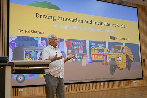 Dr RS Sharma at IIT Kanpur | (Pic: IIT Kanpur)
