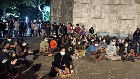 Visuals from the protest | Picture: source