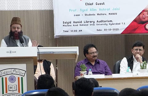 During the workshop | (Pic: MANUU)