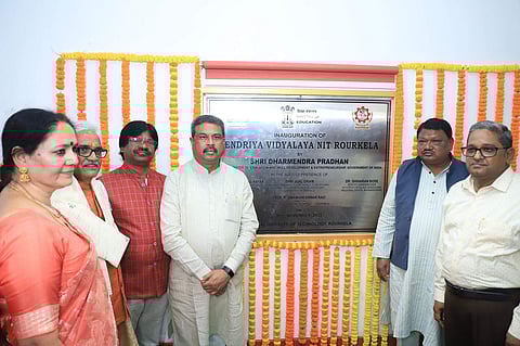 At the inauguration of the KV | (Pic: NIT Rourkela)