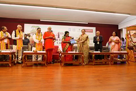 At the conference | (Pic: Amrita Vishwa Vidyapeetham)