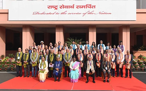 President Droupadi Murmu at the 69th convocation of the Indian Institute of Technology (IIT), Kharagpur today, December 18