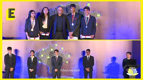 A picture of winners at Colloquium 2023