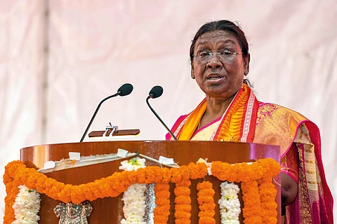 File picture of President Draupadi Murmu | (Picture: PTI)