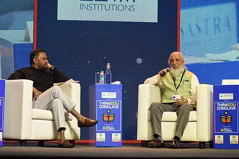 Anil Sahasrabudhe, Chairman, NETF chaired by Ravi Shankar | Pic: Express/Ashwin prasath