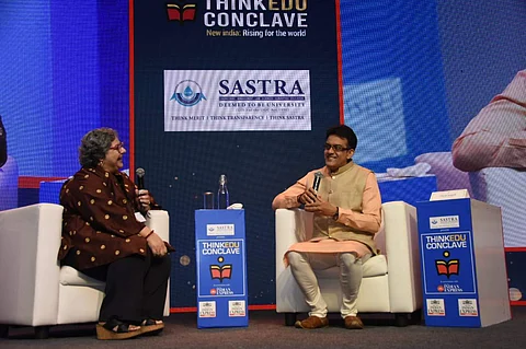 Vikram Sampath at ThinkEdu2023 | Pic: Satish Babu