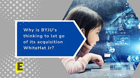 Why is BYJU's thinking to let go of its acquisition WhiteHat Jr | (Pic: EdexLive)