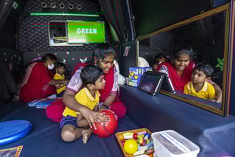 Mobile van inaugurated for children with special needs by Satya Special School in Puducherry | (Pic: Satya Special School)