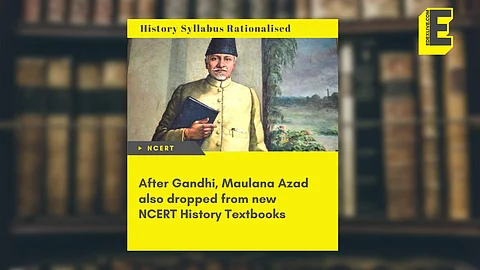 References to Maulana Azad axed from new NCERT history textbooks | Pic: EdexLive