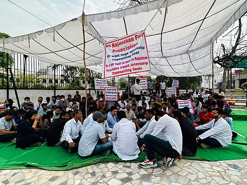 Glimpse from the protest | (Pic: Sourced)