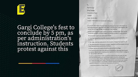 Even a memorandum was submitted to the principal | (Pic: Sourced + EdexLive)