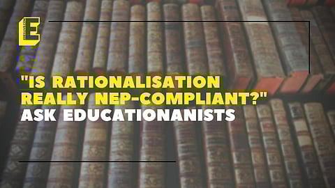 Educationists question rationalisation intent