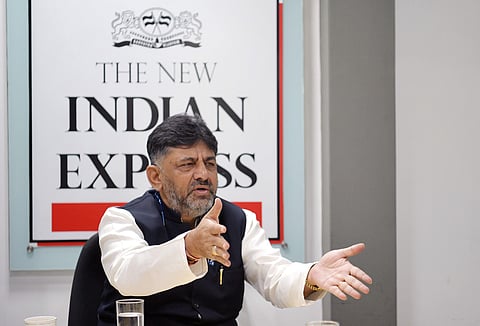 File photo of DK Shivakumar | (Pic: Express)