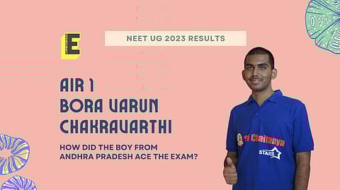 The topper from Andhra Pradesh speaks about his achievement | (Pic: EdexLive)