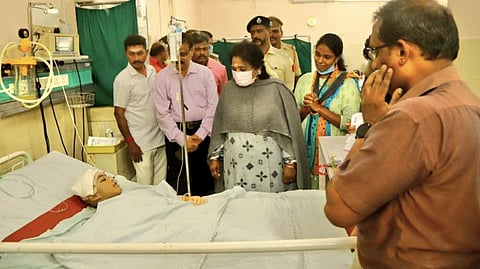 Lieutenant Governor visiting the children | (Pic: Official Twitter handle of the Lieutenant Governor)