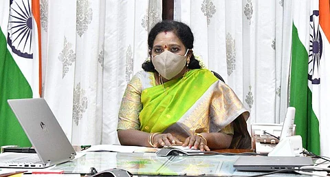 File photo of Telangana Governor Tamilisai Soundararajan | (Pic: Express)
