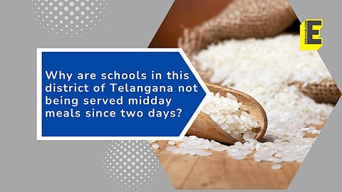 Why are schools in this district of Telangana not being served midday meals since two days? | (Pic: EdexLive)