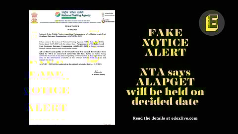 Fake notice alert | (Pic: EdexLive and NTA)