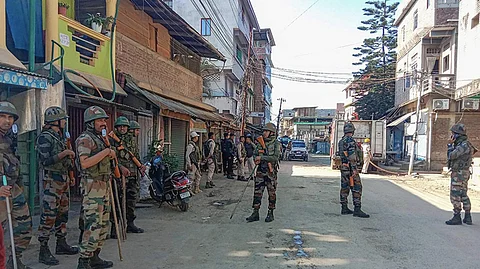 Glimpse from violence in Manipur | (Pic: PTI)