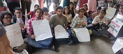 Jadavpur University students protest over fellow student's death | (Pic: Sourced)