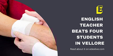 One student is suffering from fracture | (Pic: EdexLive)