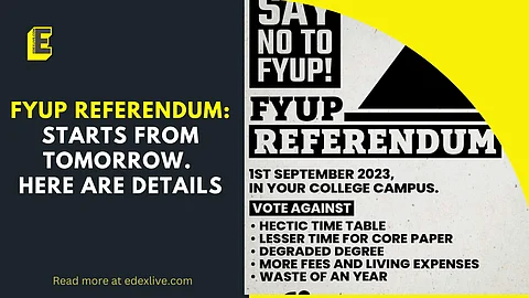 Referendum begins from tomorrow, September 1 | (Pic: EdexLive)