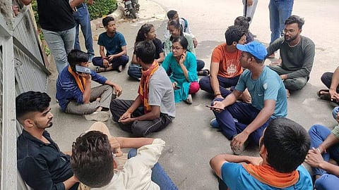 Protest visuals from BHU | (Picture: Source)